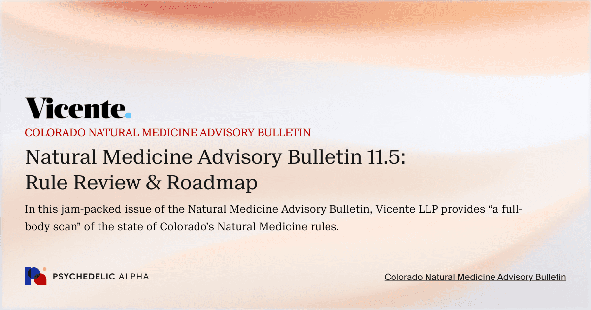 Natural Medicine Advisory Bulletin 11.5_ Rule Review & Roadmap